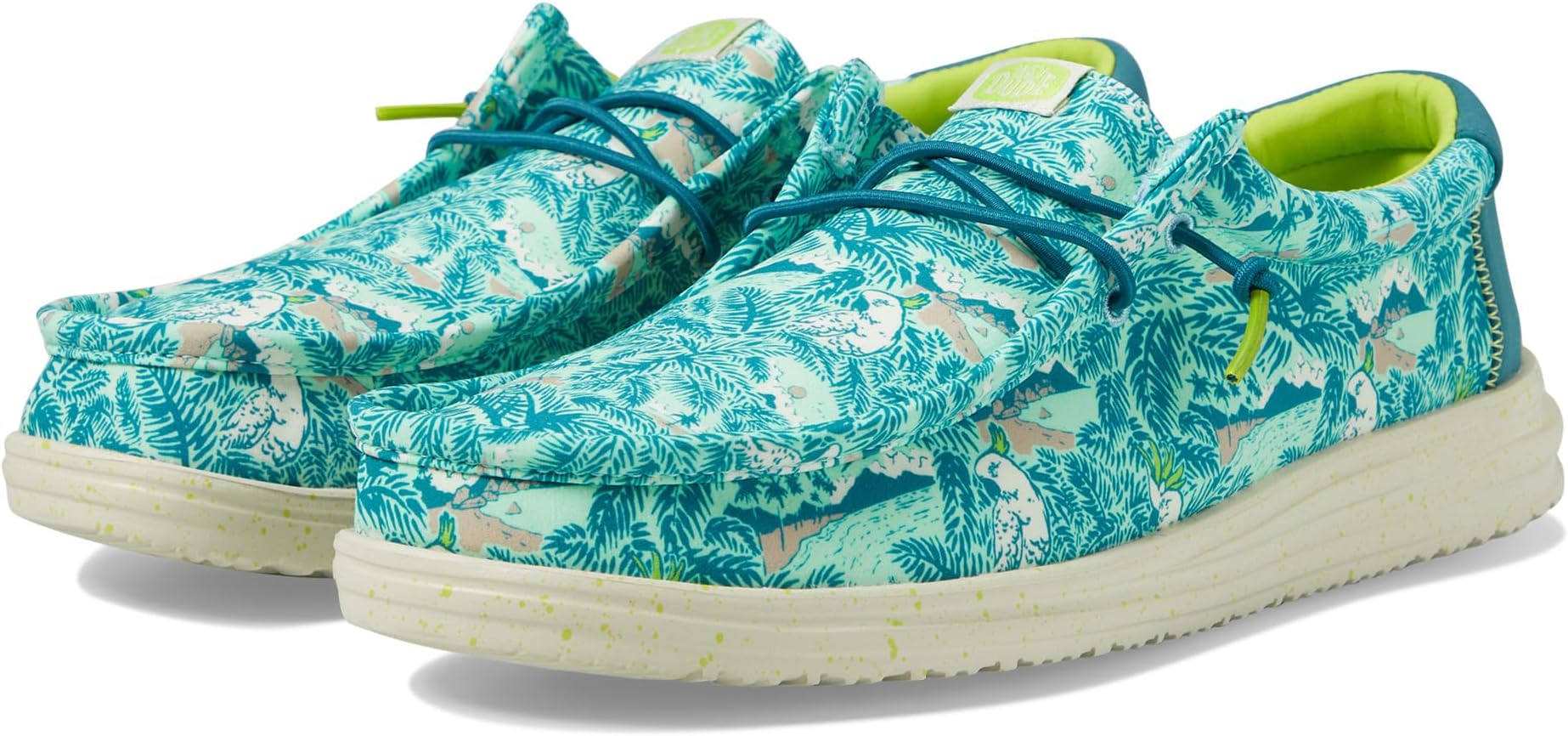 

Лоферы Hey Dude Wally H2O Tropical, цвет Blue Tropical