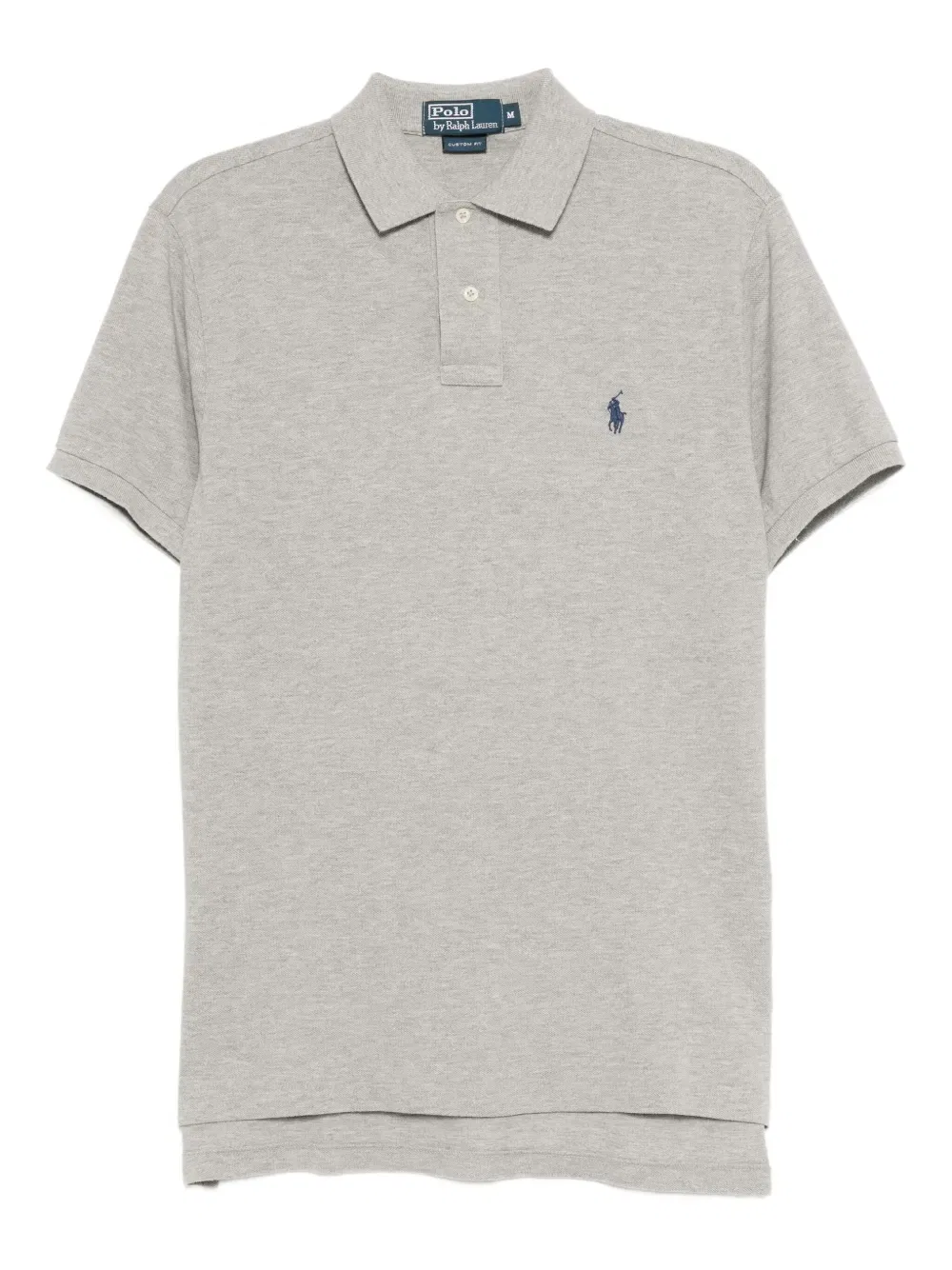 Хлопковая рубашка поло Polo Ralph Lauren, серый