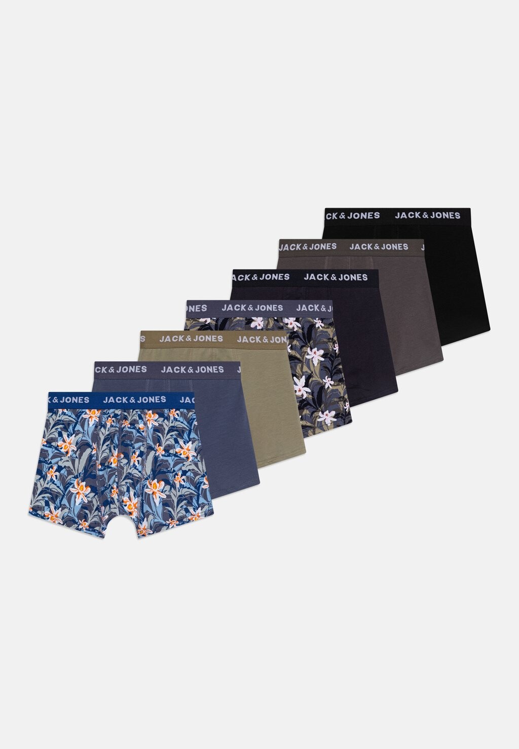 

Трусы JACMASON FLOWER 7 PACK Jack & Jones, мультиколор