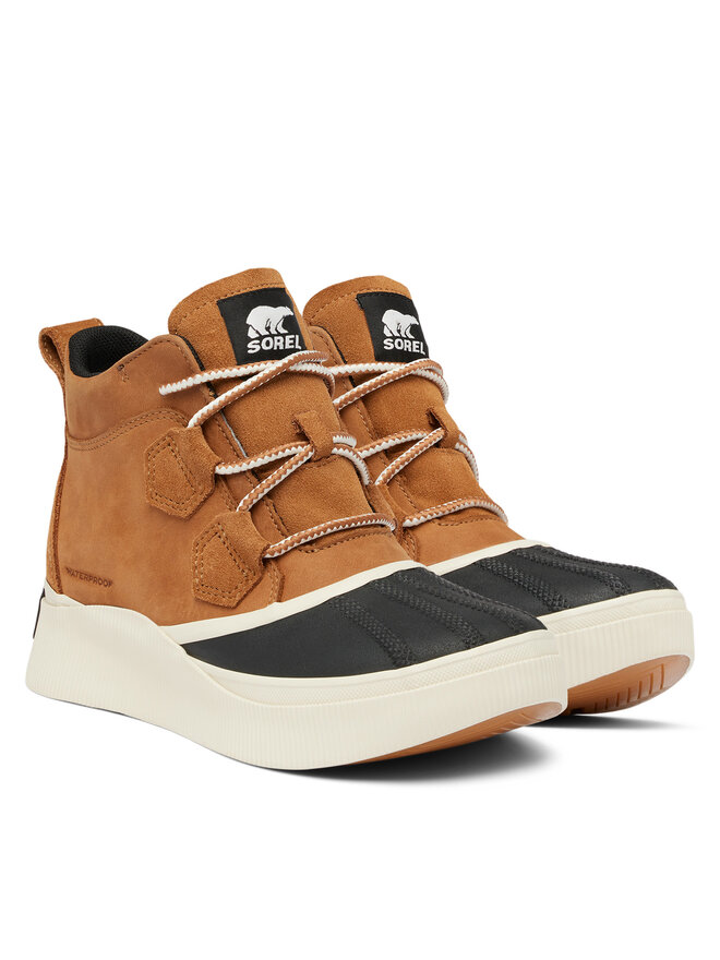 Зимние ботинки женские Sorel Out N About IV Classic замшевые на толстой подошве, коричневый — фото 2