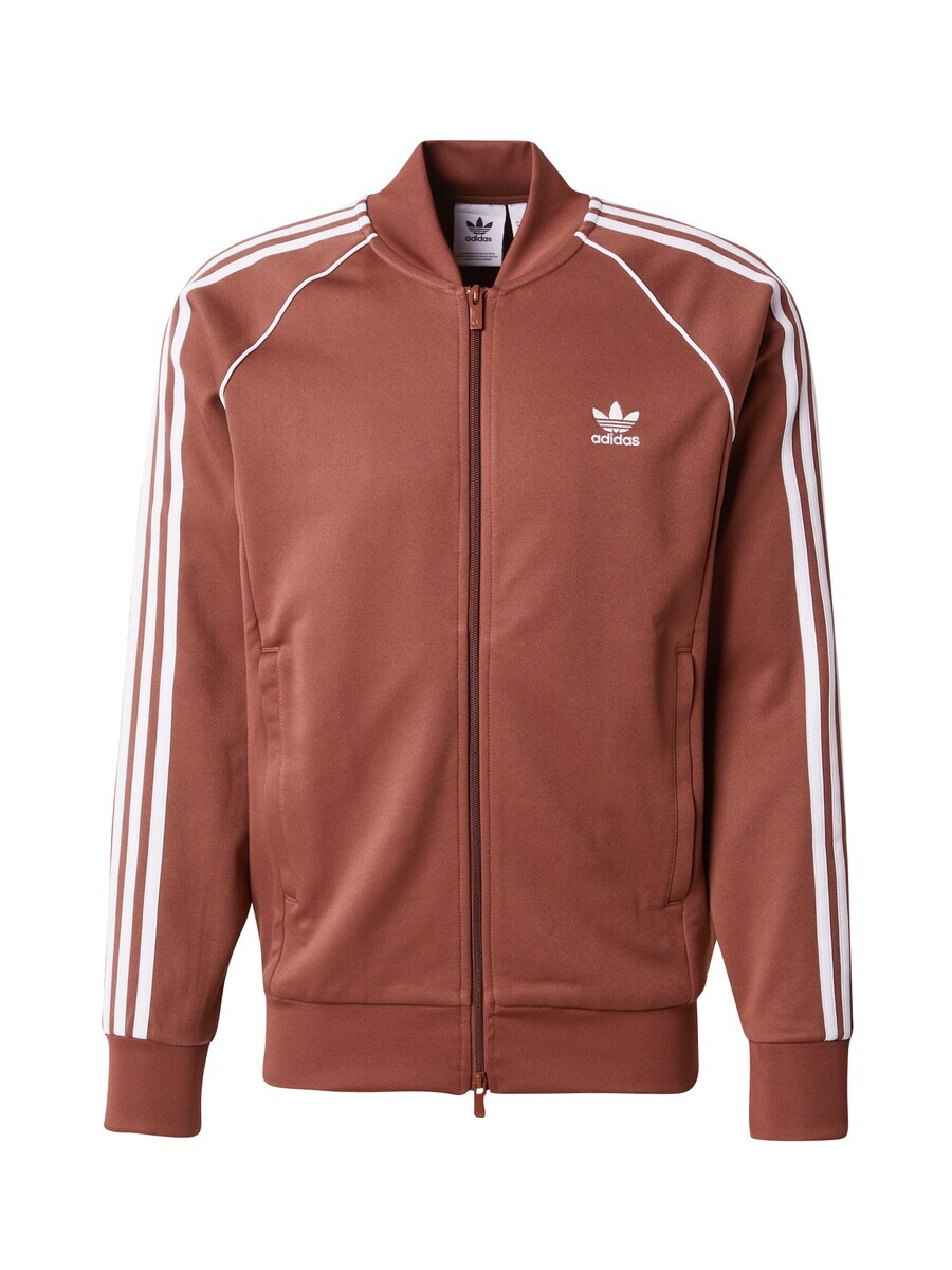 

Худи ADIDAS ORIGINALS Zip-Up Hoodie Adicolor Classics SST, коричневый