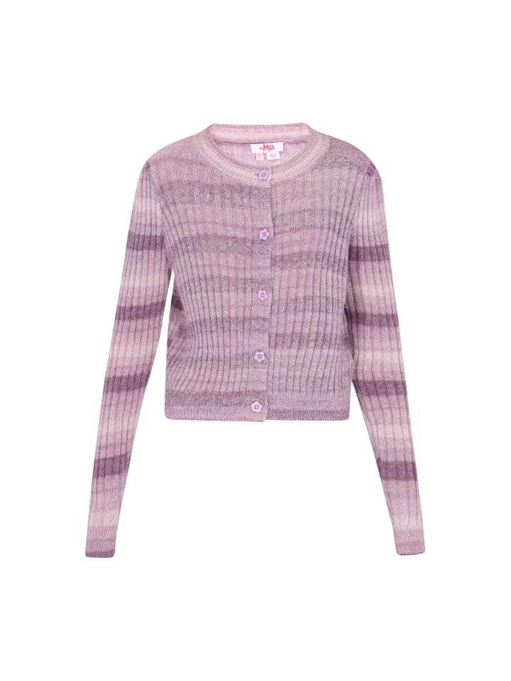 

Женский кардиган сиреневого цвета с разноцветными вставками myMo