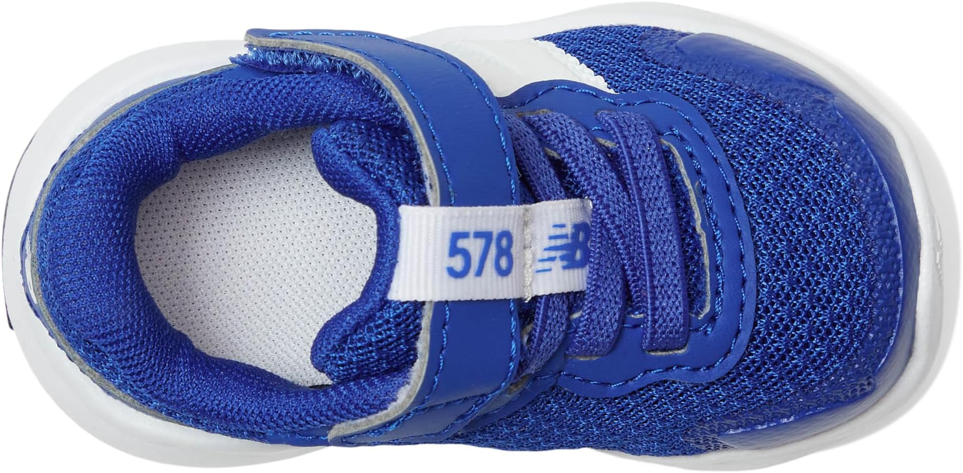 Кроссовки New Balance Kids Dynasoft 578 v1 Hook-and-Loop, цвет Team Royal/White — фото 2