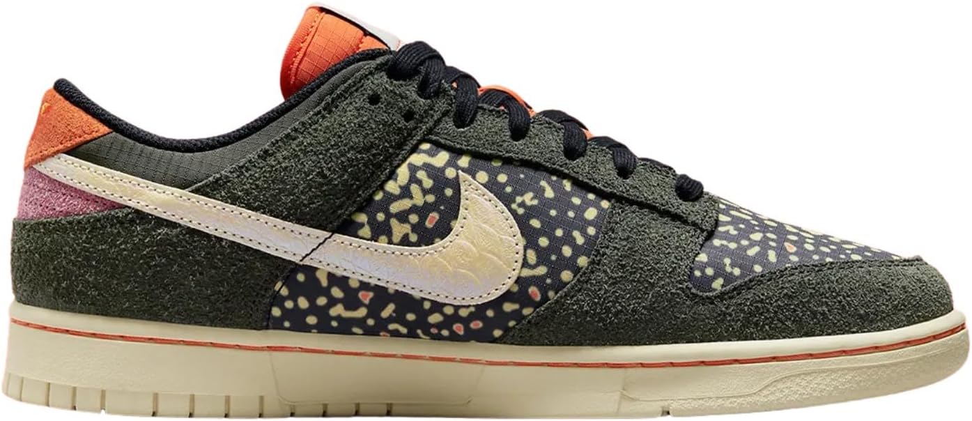 

Nike Dunk Low Retro SE - Gone Fishing, Sequoia/Safety Orange/Desert Berry/Alabaster