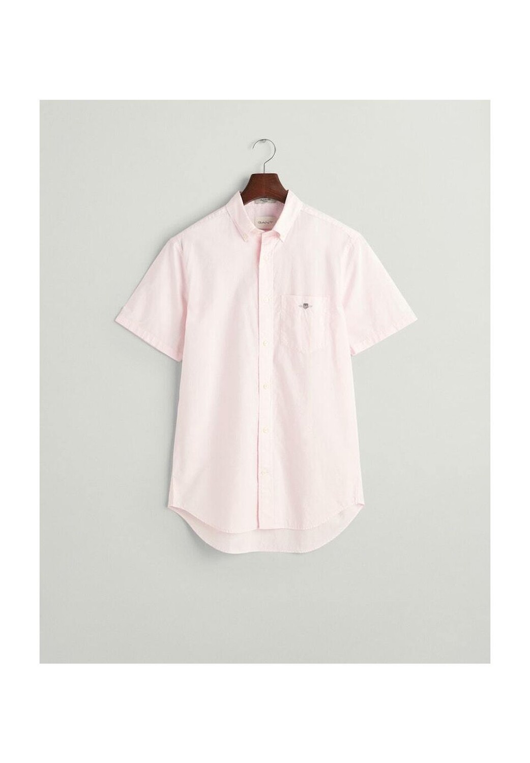 

Рубашка с коротким рукавом GANT, цвет Light Pink