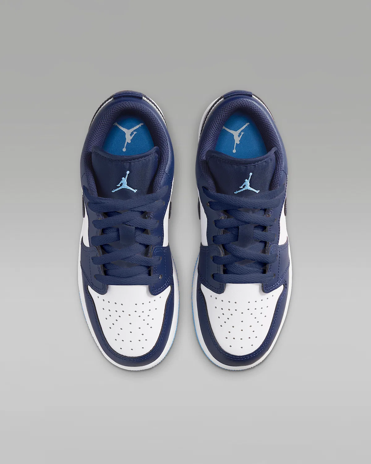 Кроссовки Air Jordan 1 Low для детей старшего возраста, Midnight Navy/White/University Blue — фото 4