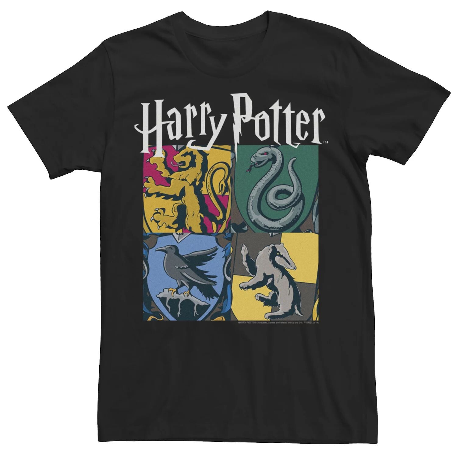

Мужская винтажная футболка с рисунком «Хогвартс Хаус» Harry Potter