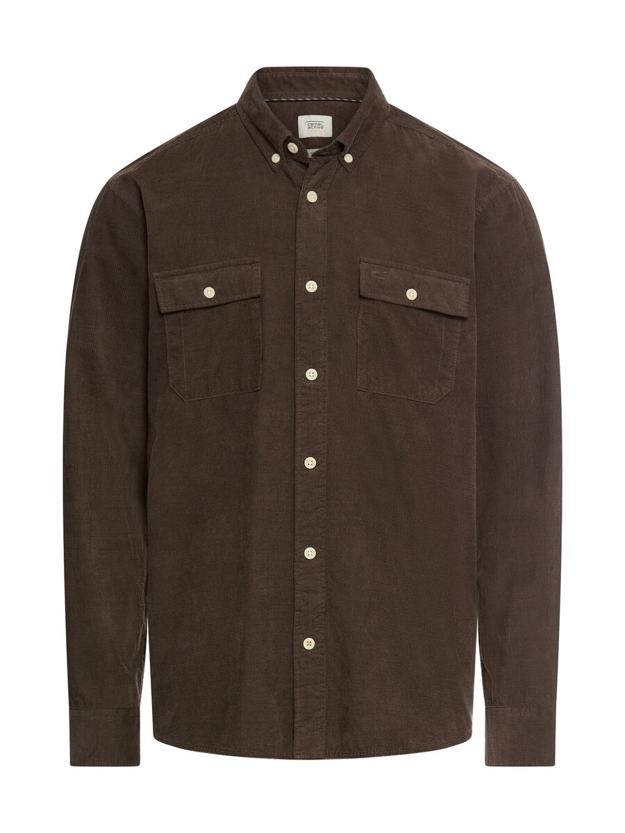 

Рубашка на пуговицах классического кроя CAMEL ACTIVE, Dark brown