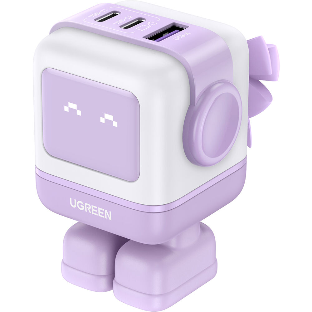 

Зарядное устройство UGREEN Uno 65W 3-Port USB Charger (Purple) 35314