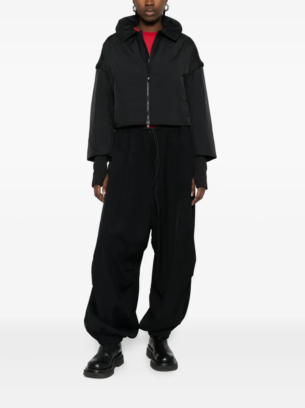 Спортивные брюки с эластичной резинкой на шнурке Y-3, черный — фото 2