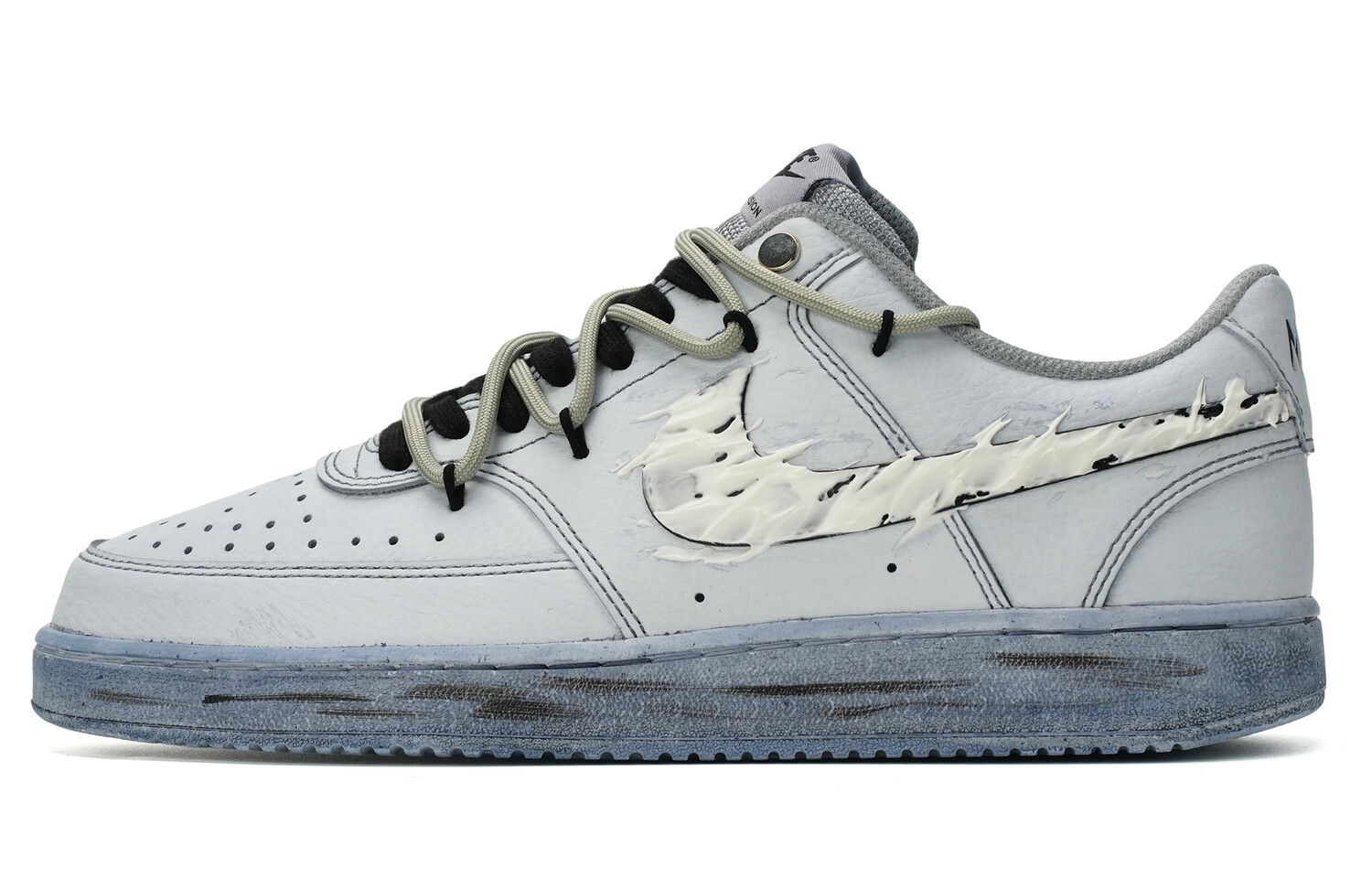 

Кроссовки Nike Court Vision 1 Skateboarding Shoes Men Low-top Gray, светло-серый