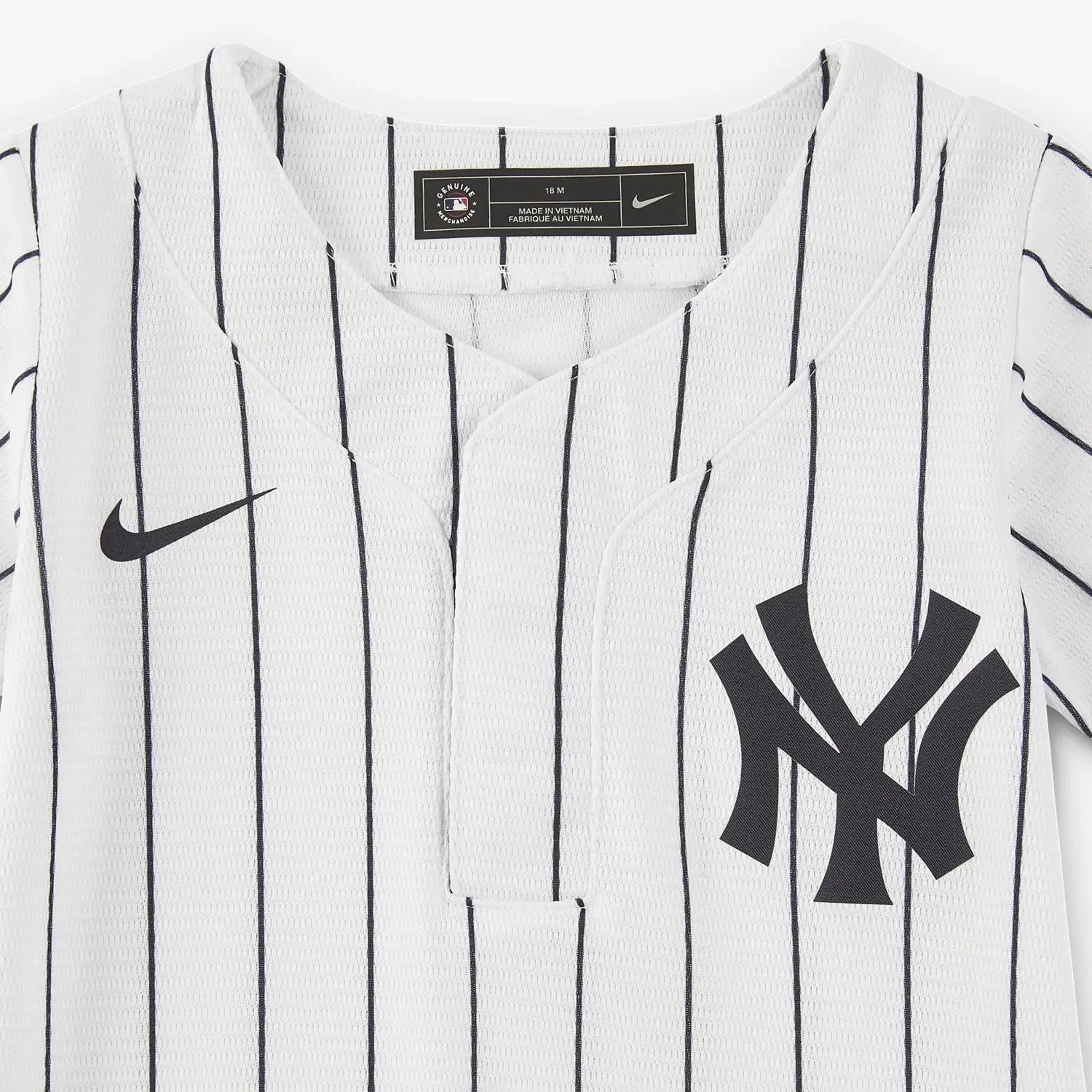 Nike Детский комбинезон MLB белого/темно-синего цвета для младенцев и малышей — фото 4