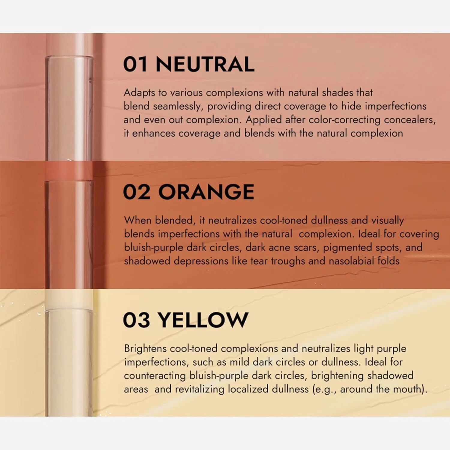 Корректор цвета лица «Colour Corrector» Pcc Ptyxis, #Orange — фото 3