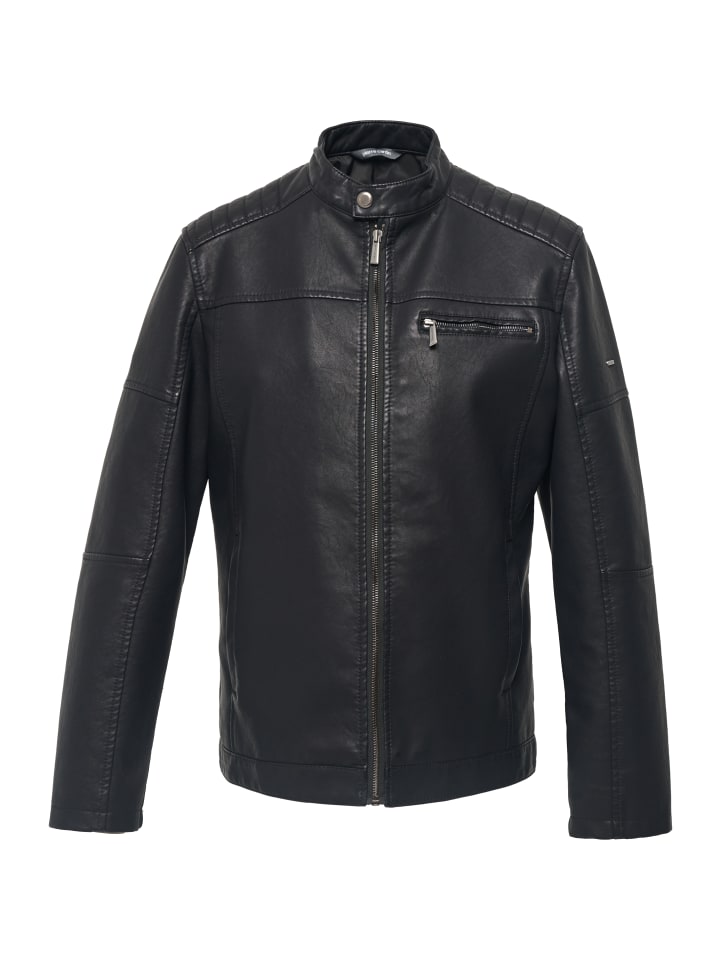 

Кожаная куртка Pierre Cardin, цвет black - schwarz