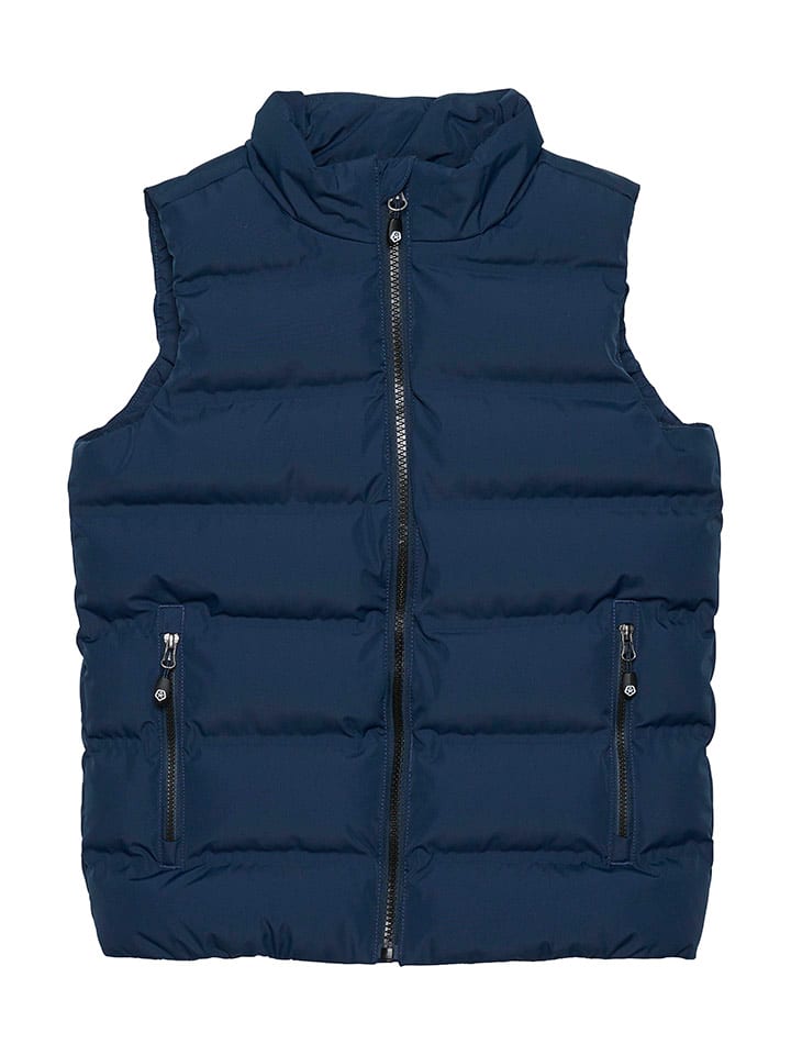 

Color Kids Стеганый жилет темно-синего цвета