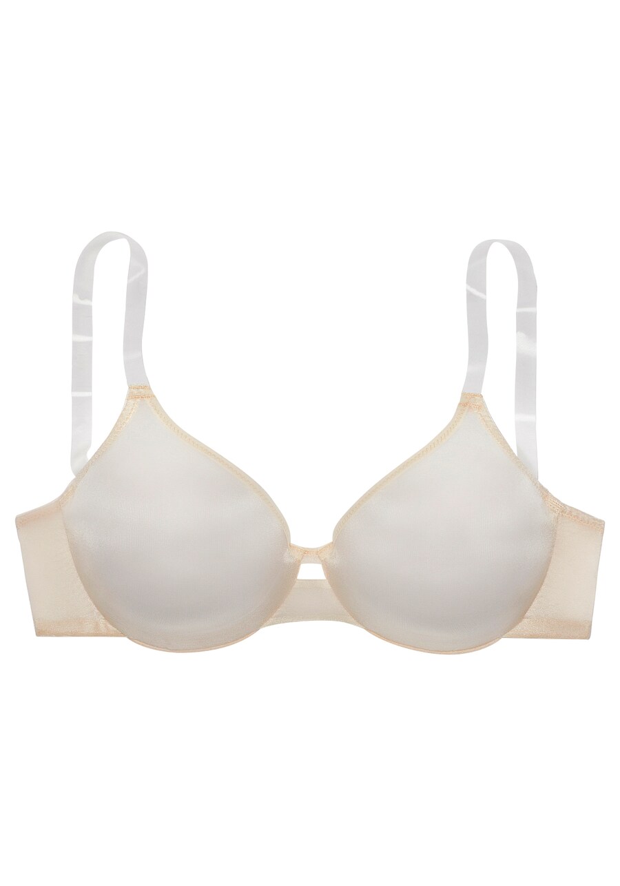 

Бюстгальтер-футболка LASCANA, цвет Beige/Light beige