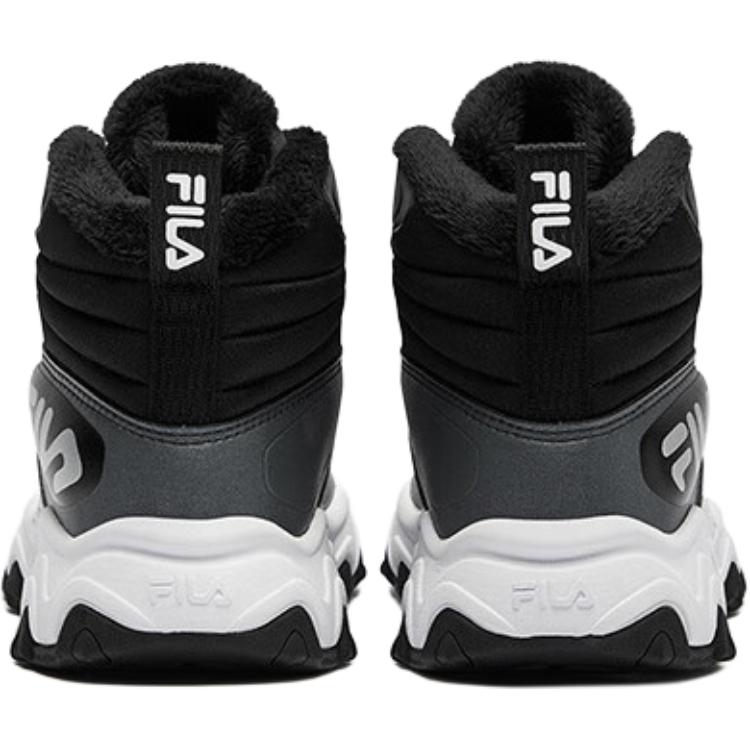 FILA KIDS Детские кроссовки с высоким берцем, устойчивые к износу и скольжению, черно-серые, для детей 3–7 лет — фото 4