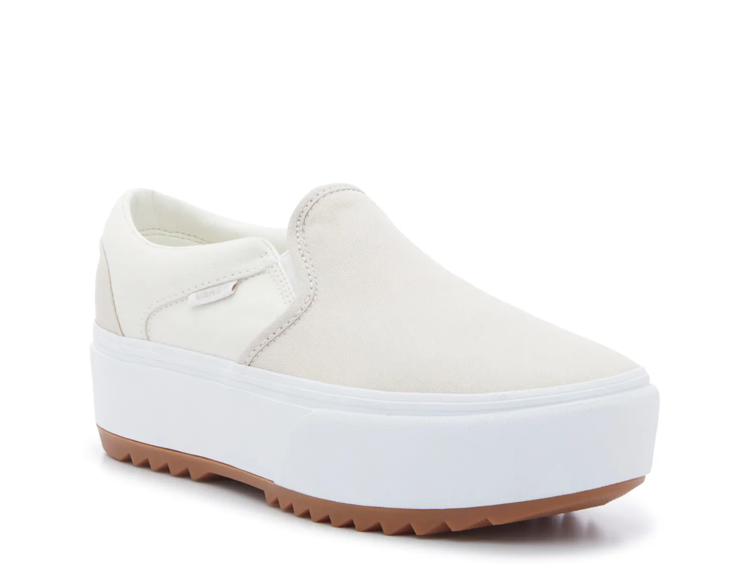 

Кроссовки Asher Platform Slip-On Sneaker Vans, цвет tan