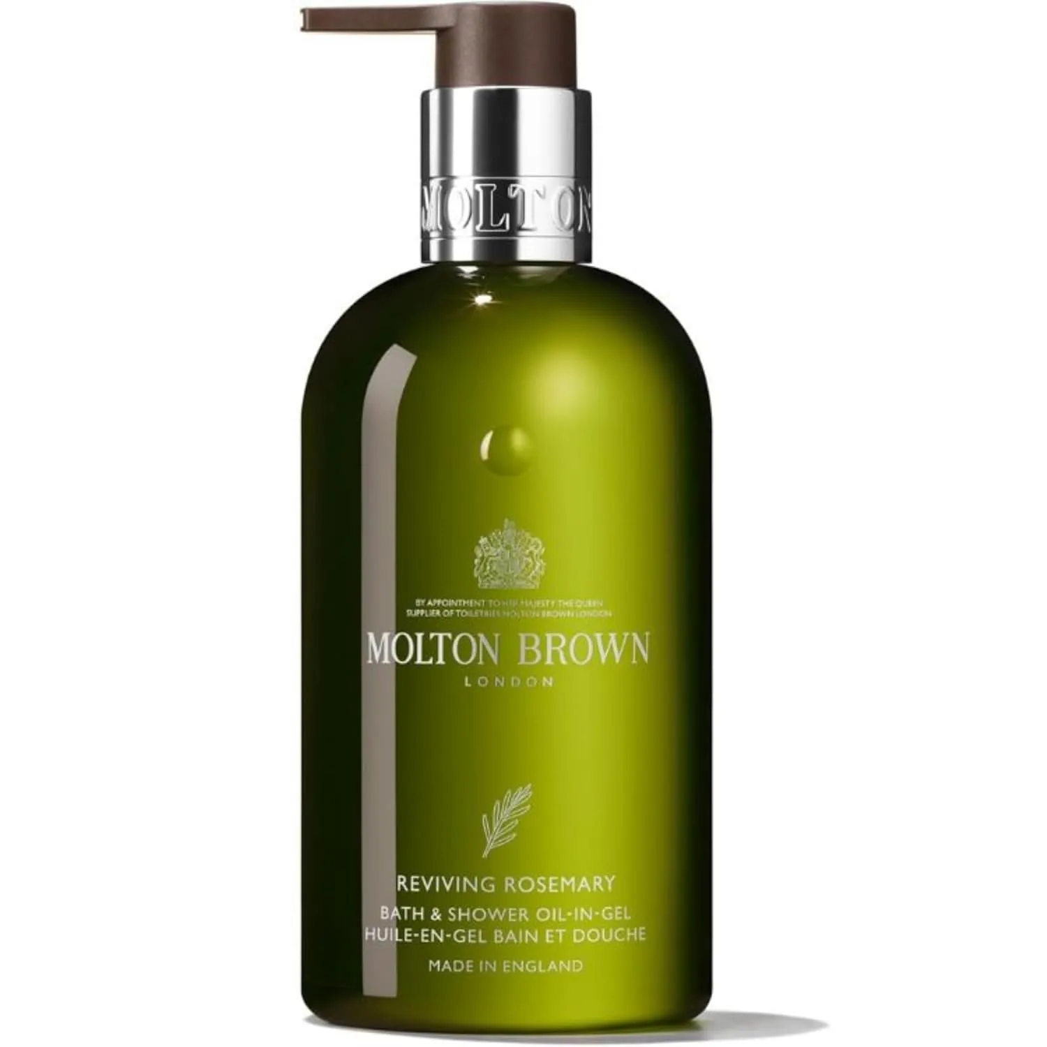 Гель-масло для ванны и душа Molton Brown Reviving Rosemary, 283 мл., Green