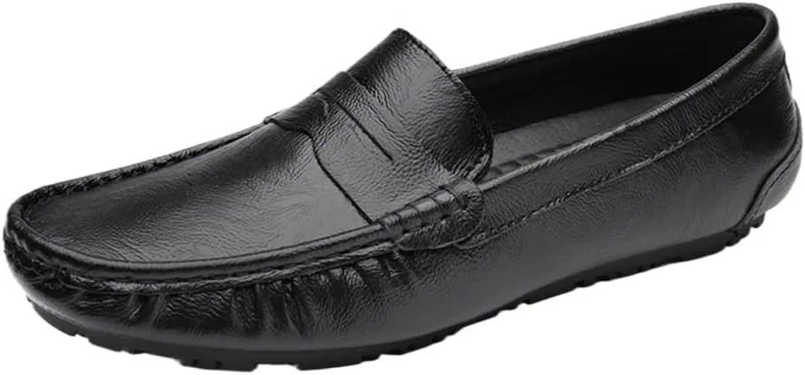 Лоферы кожаные Classic Leather, Black UOPYNE