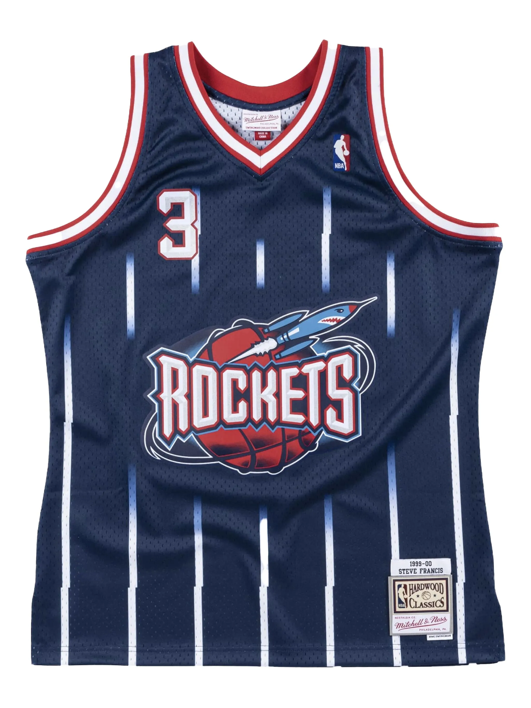 

Топ NBA Houston Rockets 1999 Steve Francis Mitchell & Ness, синий