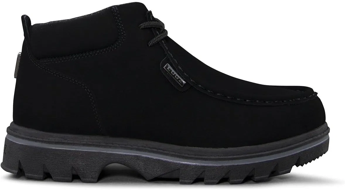 Мужские ботинки-чукка Lugz с бахромой, Black Durabrush
