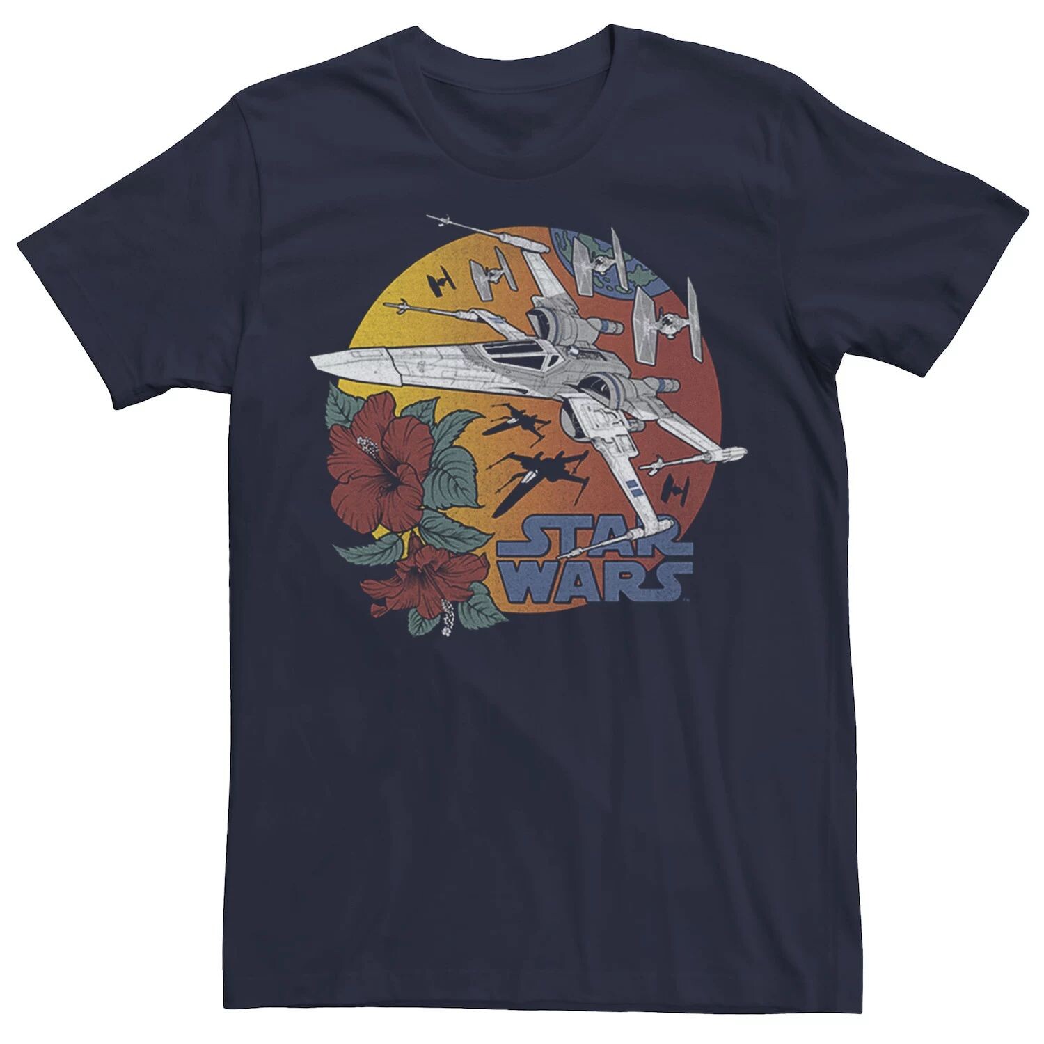 

Мужская футболка Rise of Skywalker Tropical X-Wing Star Wars