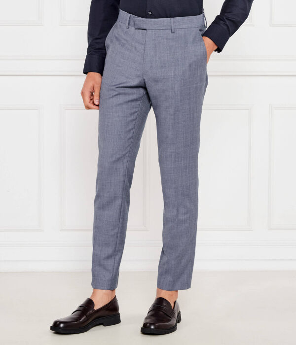 

Шерстяные брюки-чинос tenuta Slim fit Tiger Of Sweden, синий