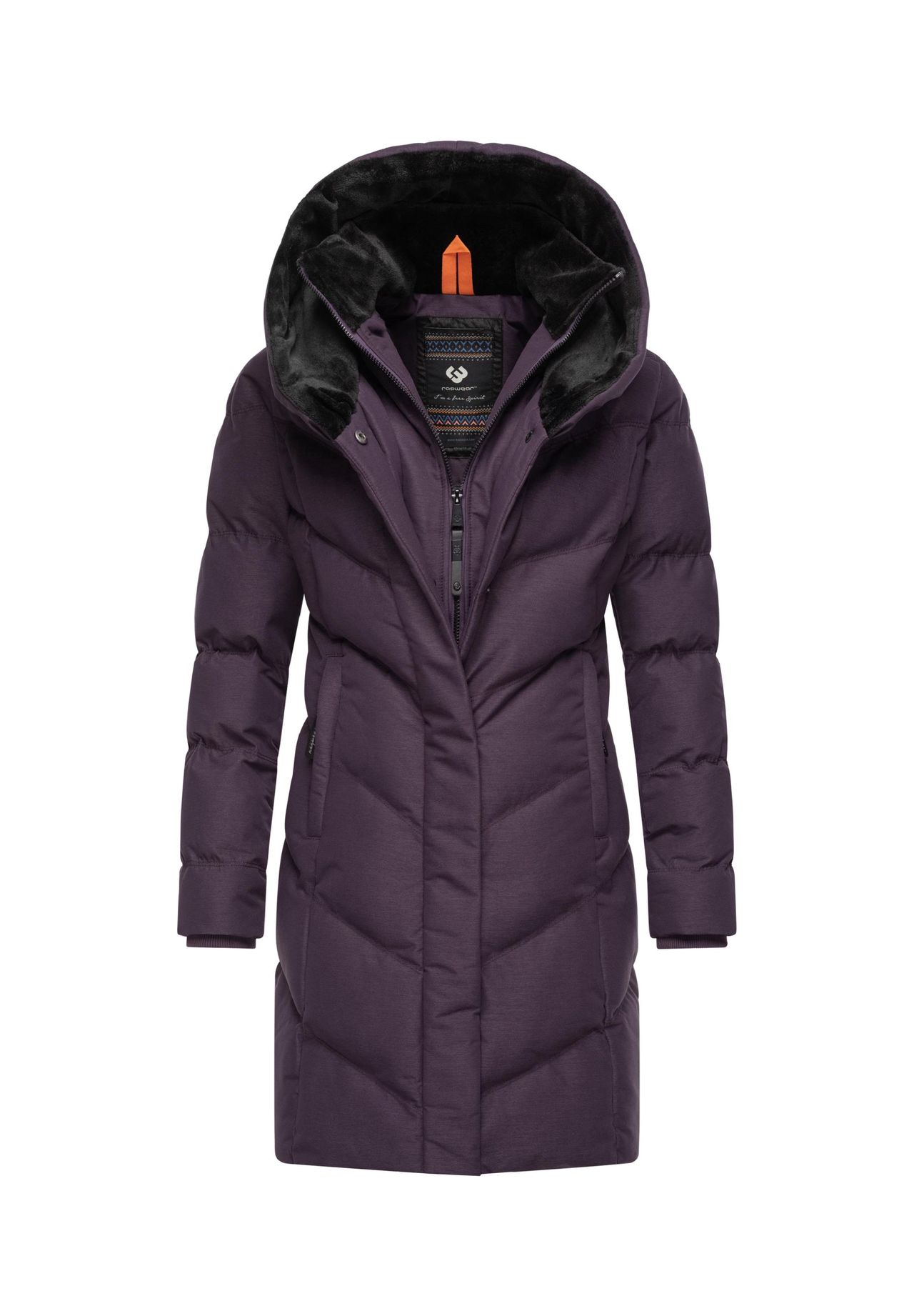 

Стеганое пальто Наталка Cosy Ragwear, сливовый