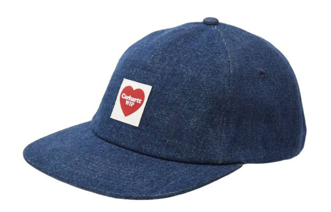 

Carhartt WIP Хлопковая бейсболка мужская синяя, Blue