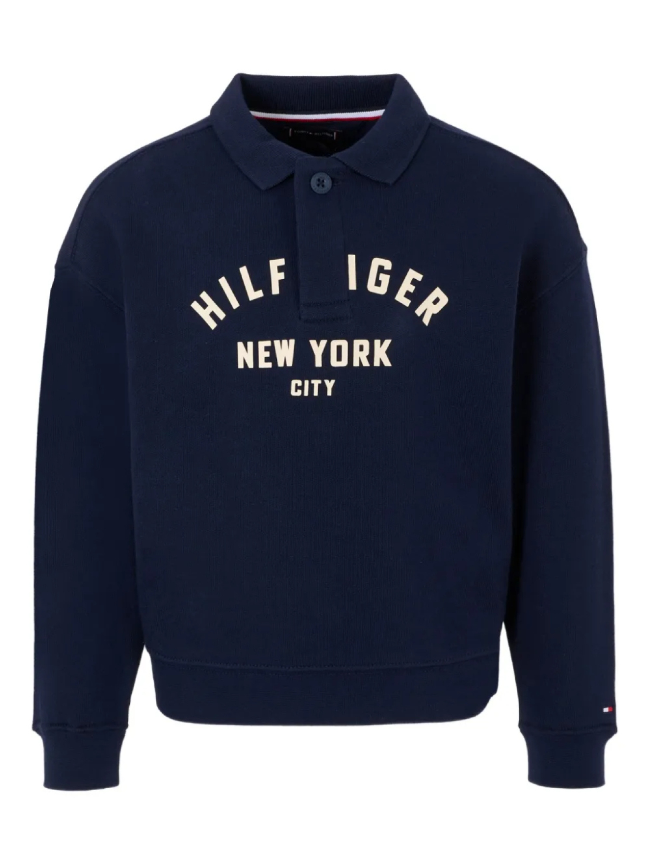 

Футболка-поло с логотипом Tommy Hilfiger Junior, синий