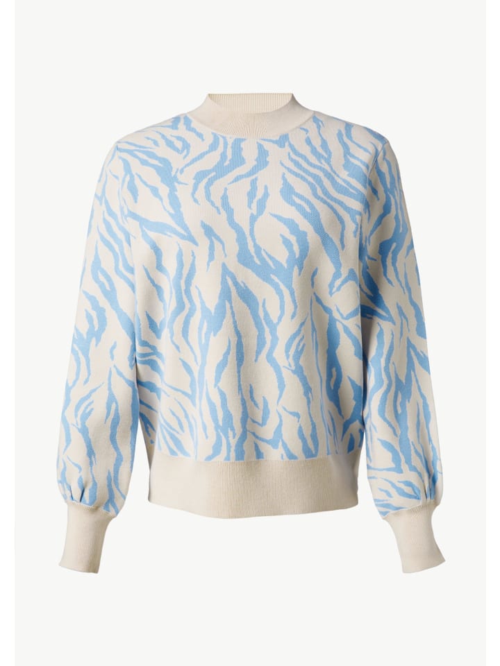 

Пуловер comma CI Strickpullover langarm, синий