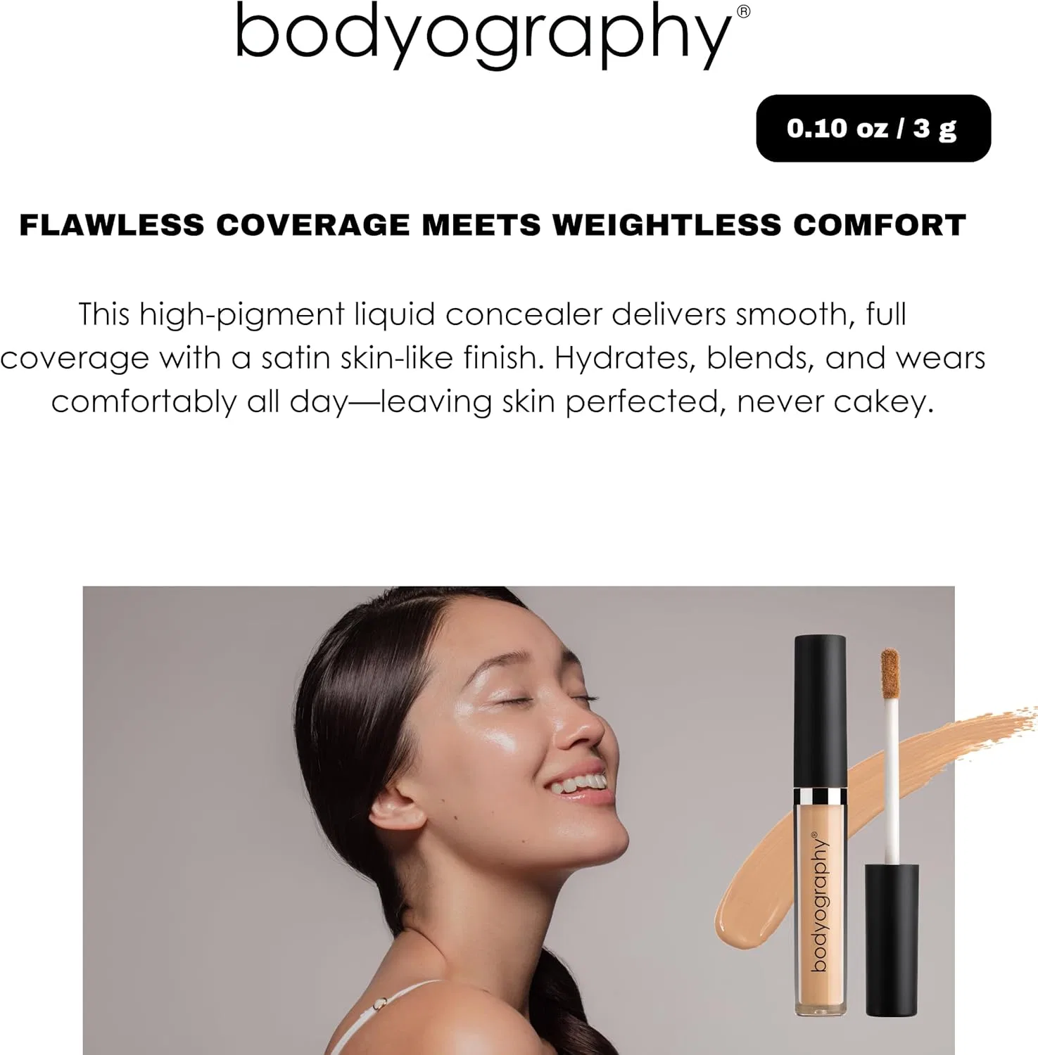 Консилер Bodyography Skin Slip Full Coverage L1 Cool Light 0.25 oz — фото 4