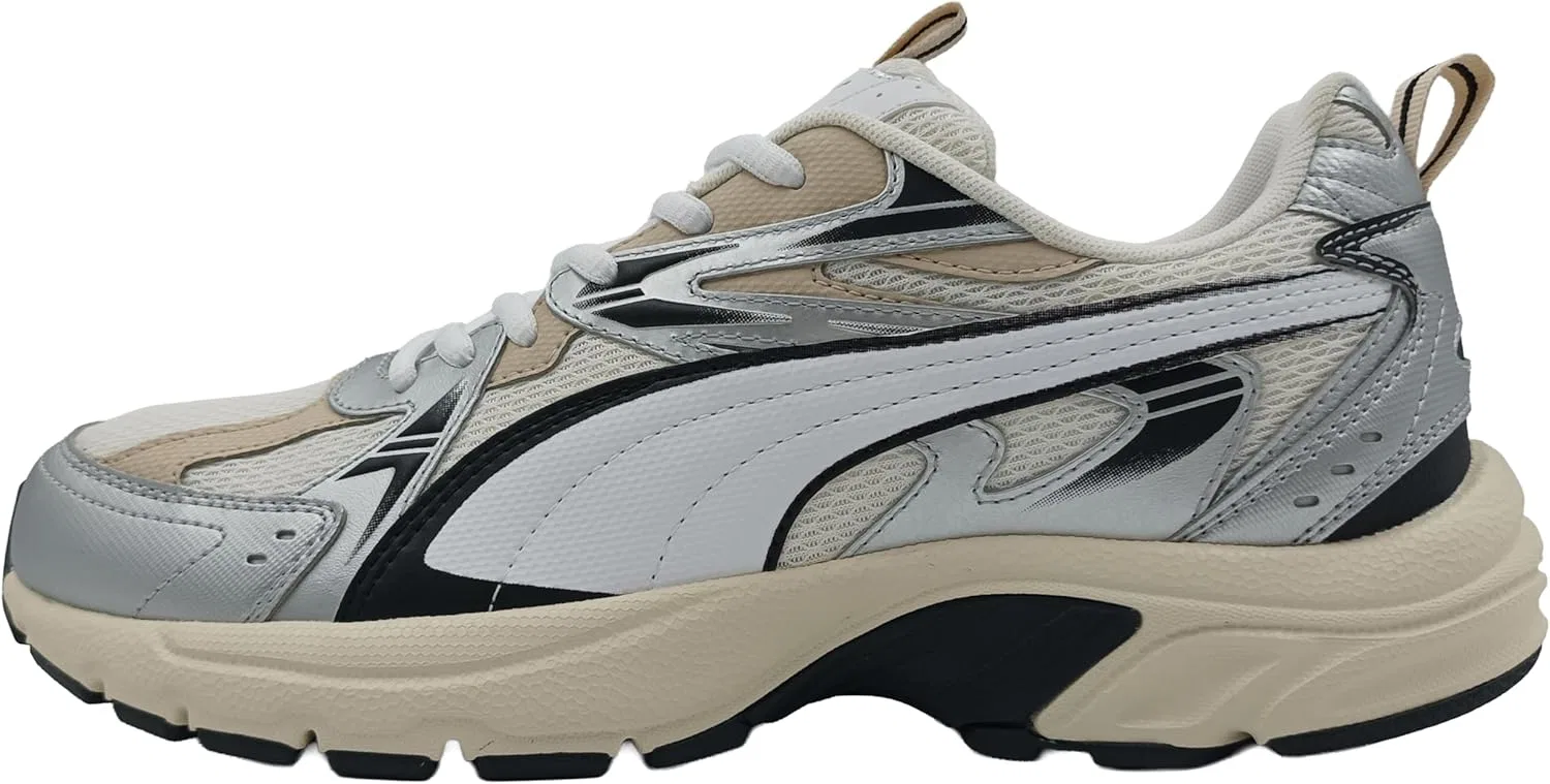 Кроссовки PUMA Milenio Tech для взрослых, Warm White Puma White Puma Silver