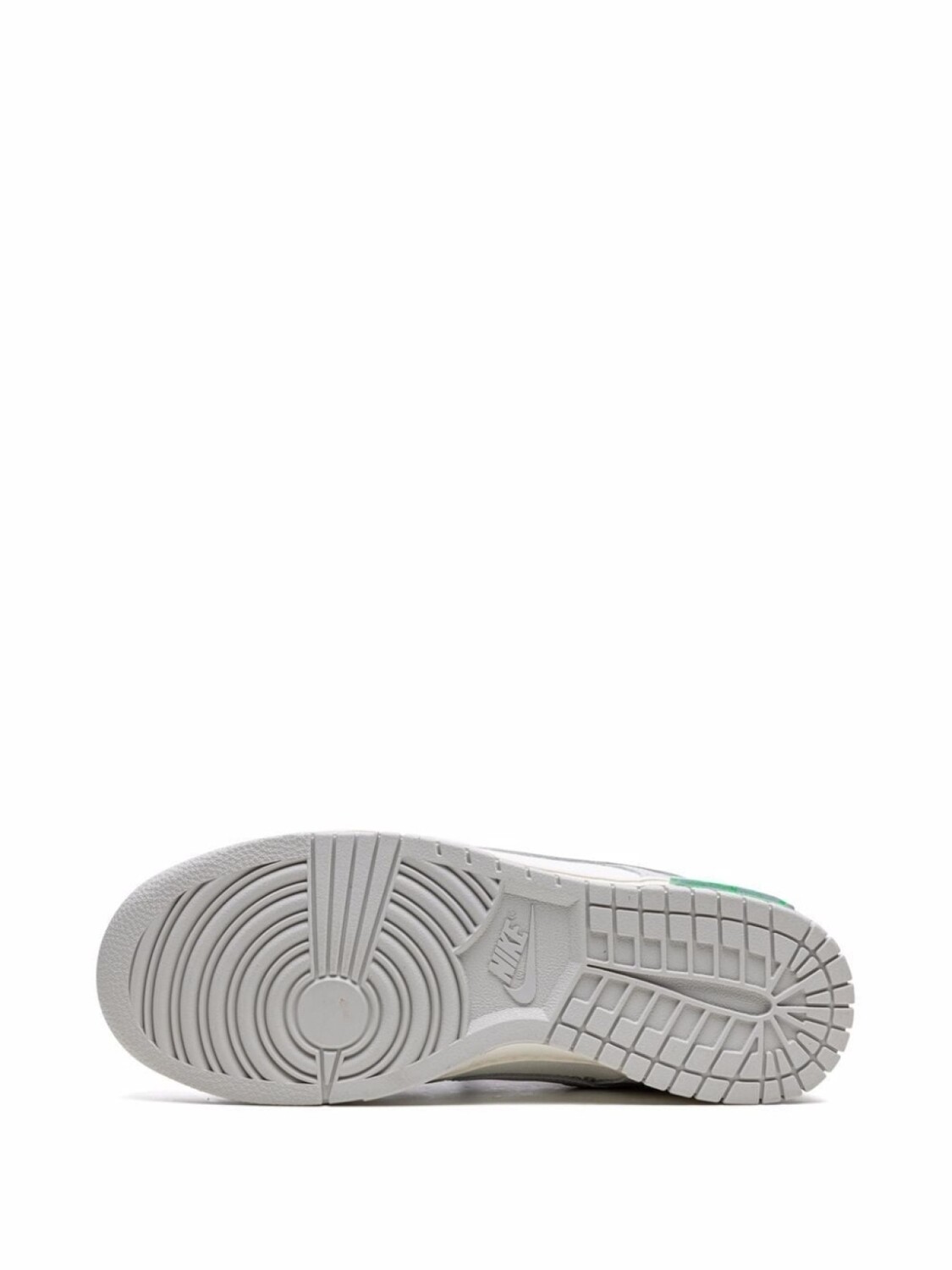 Кроссовки Nike х Off-White Dunk Low, серый/фиолетовый — фото 4