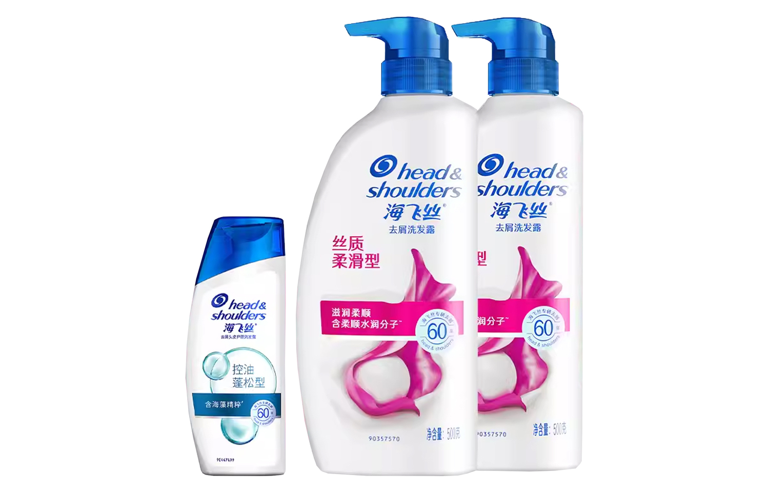 

Набор шампуня и кондиционера для шелковистого выпрямления волос объемом 500г*2+80г для придания объема и пышности Head&shoulders, Silky Smooth Anti-Dandruff Shampoo 500g*2 + Anti-Dandruff Scalp Treatment Shampoo 80g