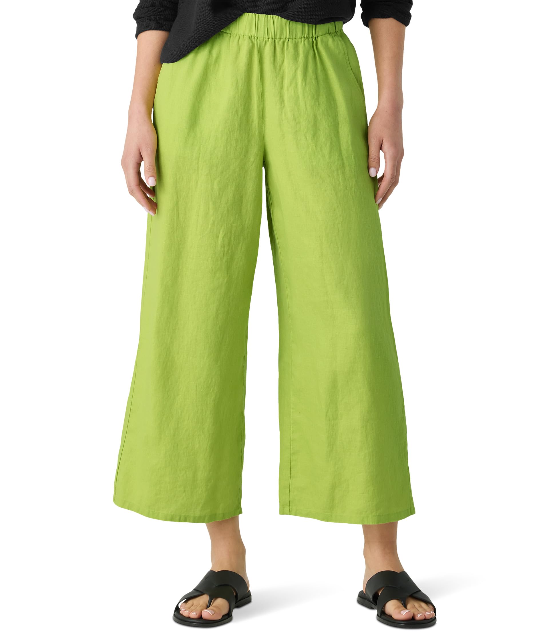 

Брюки Eileen Fisher Wide Leg Pants, Chartreuse