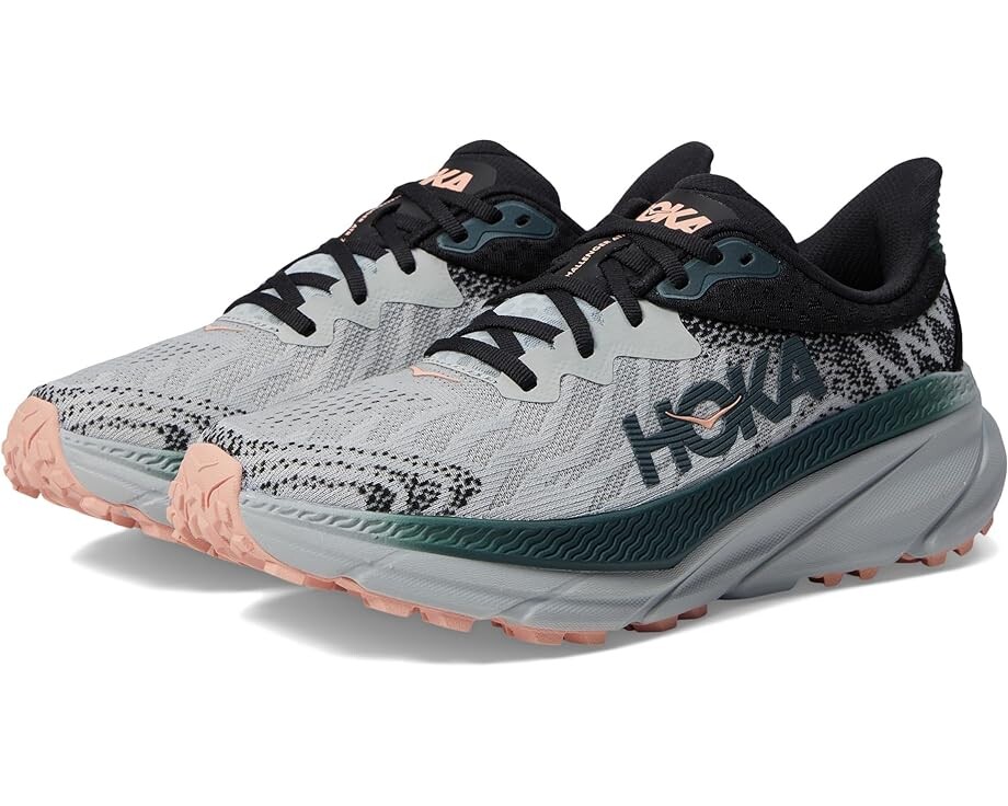 

Кроссовки Hoka Challenger 7, цвет Harbor Mist/Spruce