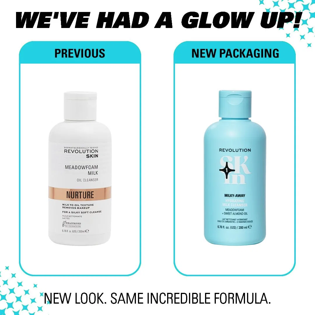 Молочко для умывания Revolution Skincare London — Увлажняющее очищающее молочко «Milky-Away» от Skin, 200 мл — фото 2