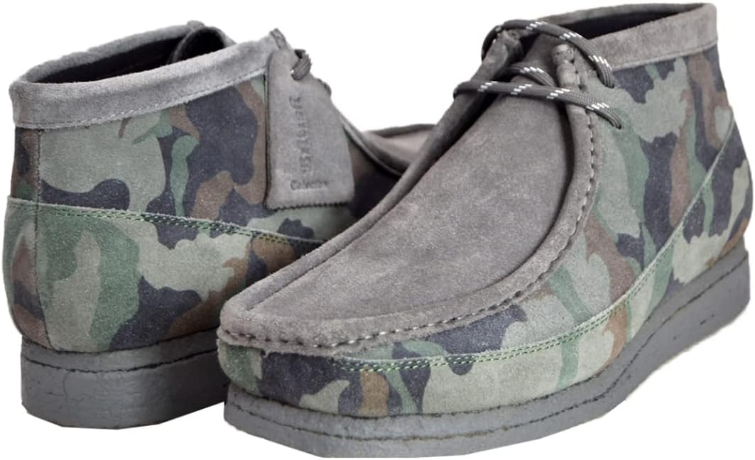 

Коллекция British Walkers Мужские кожаные и замшевые ботинки на шнуровке British Collection, серый