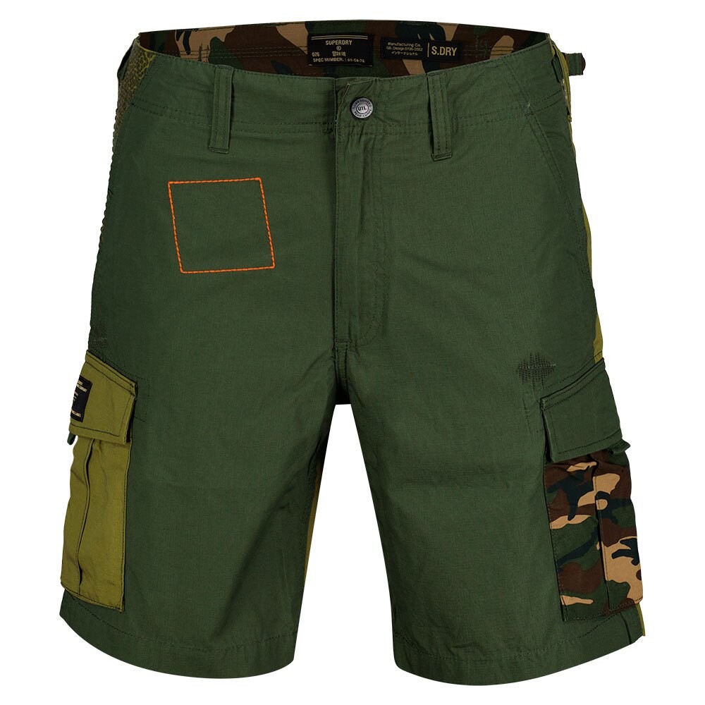 

Шорты Superdry Patched Alpha Cargo, зеленый