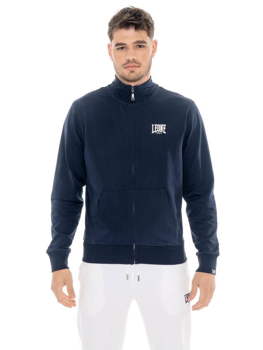 

LEONE 1947 APPAREL Мужская толстовка на молнии из нечесаного хлопка Leone HJ