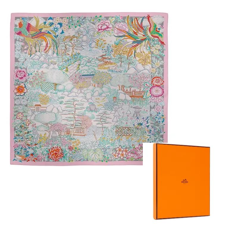 

HERMES Шелковый платок Women's Rose