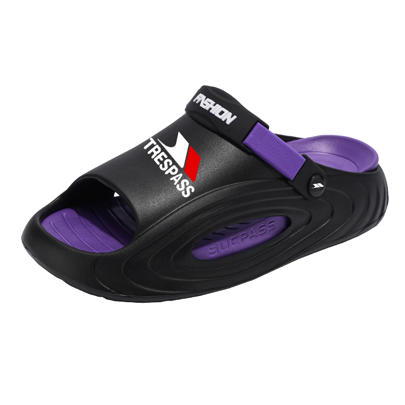 

Тапочки-слайды Quick Dry Slide мужские TRESPASS, Black Purple