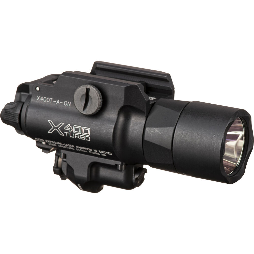 

SureFire X400T-A Turbo LED Weapon Light with Green X400T-A-GN