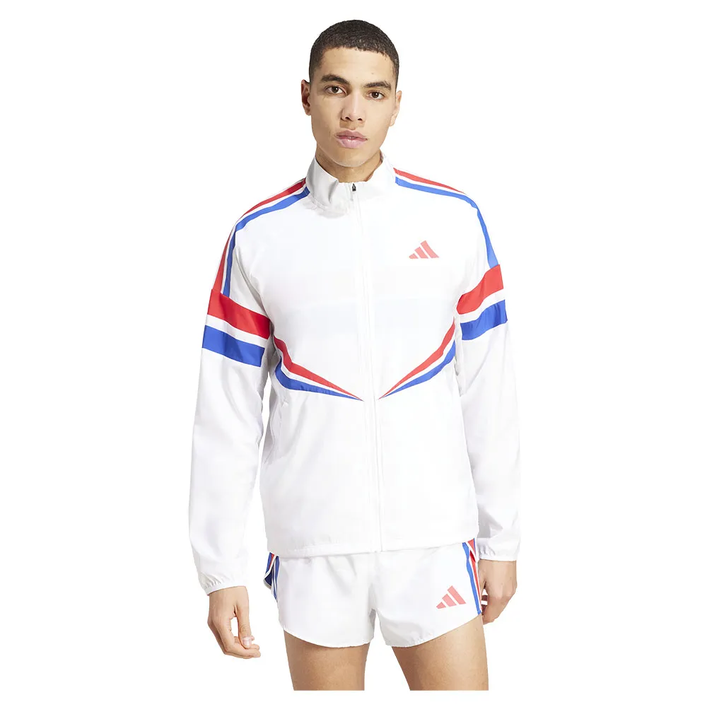 

Куртка спортивная adidas Adizero Retro, белый