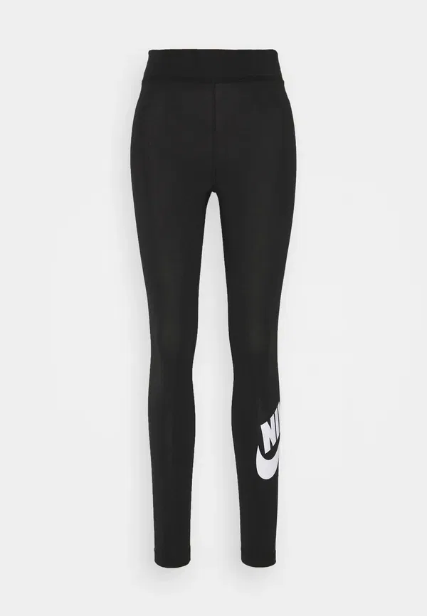 Штаны Nike Sportswear W nsw essntl lggng futura hw leggings, черно-белые — фото 4