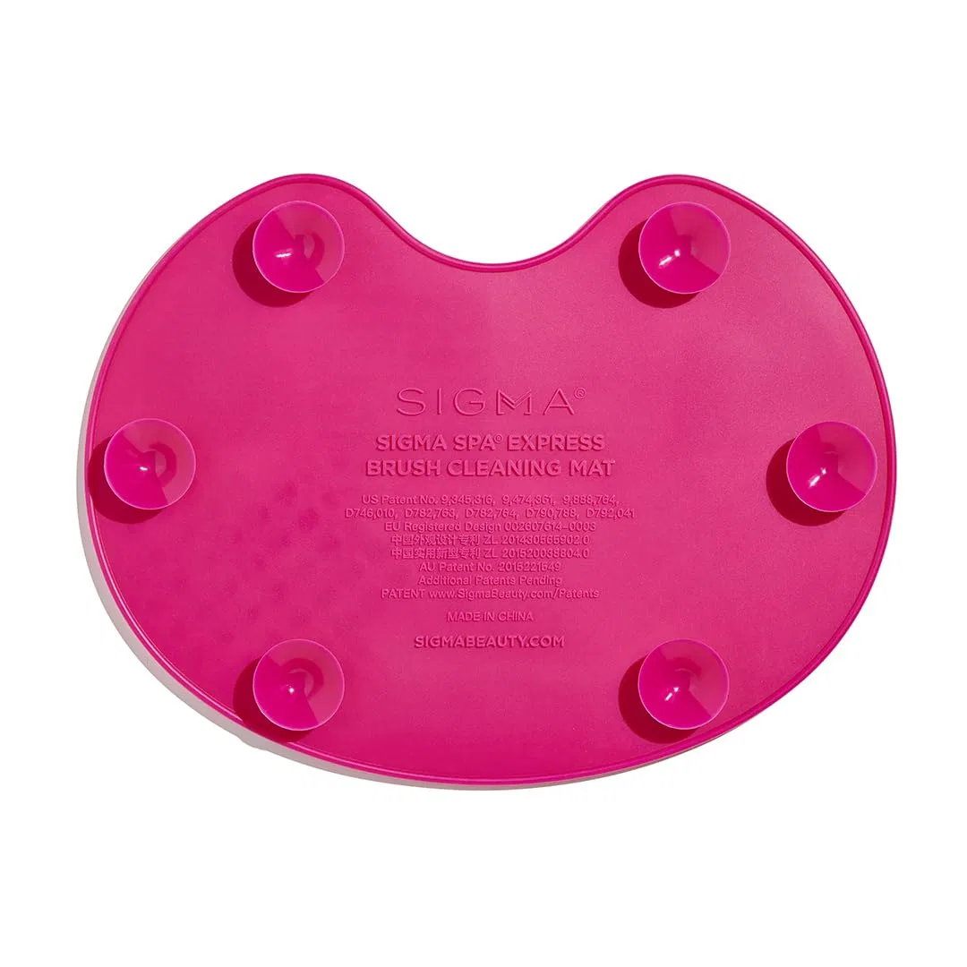 Коврик для чистки кистей для макияжа «Spa Express Brush Cleaning Mat» от Sigma Beauty Sigma Beauty, Pink — фото 2
