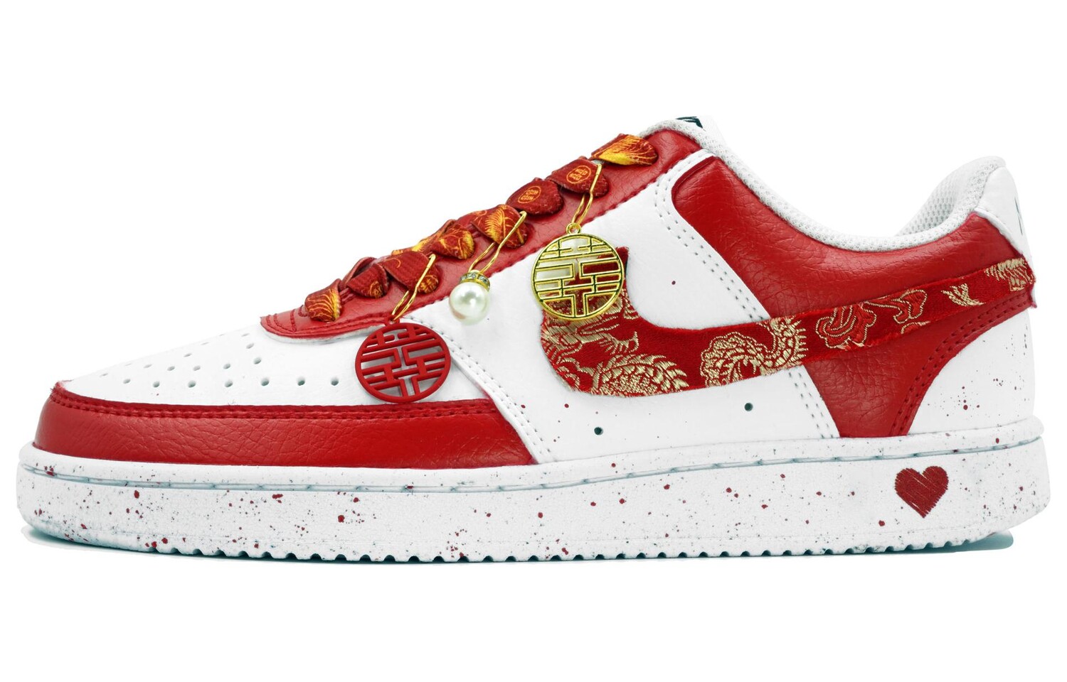 Женские кроссовки для скейтбординга Nike Court Vision 1, Red