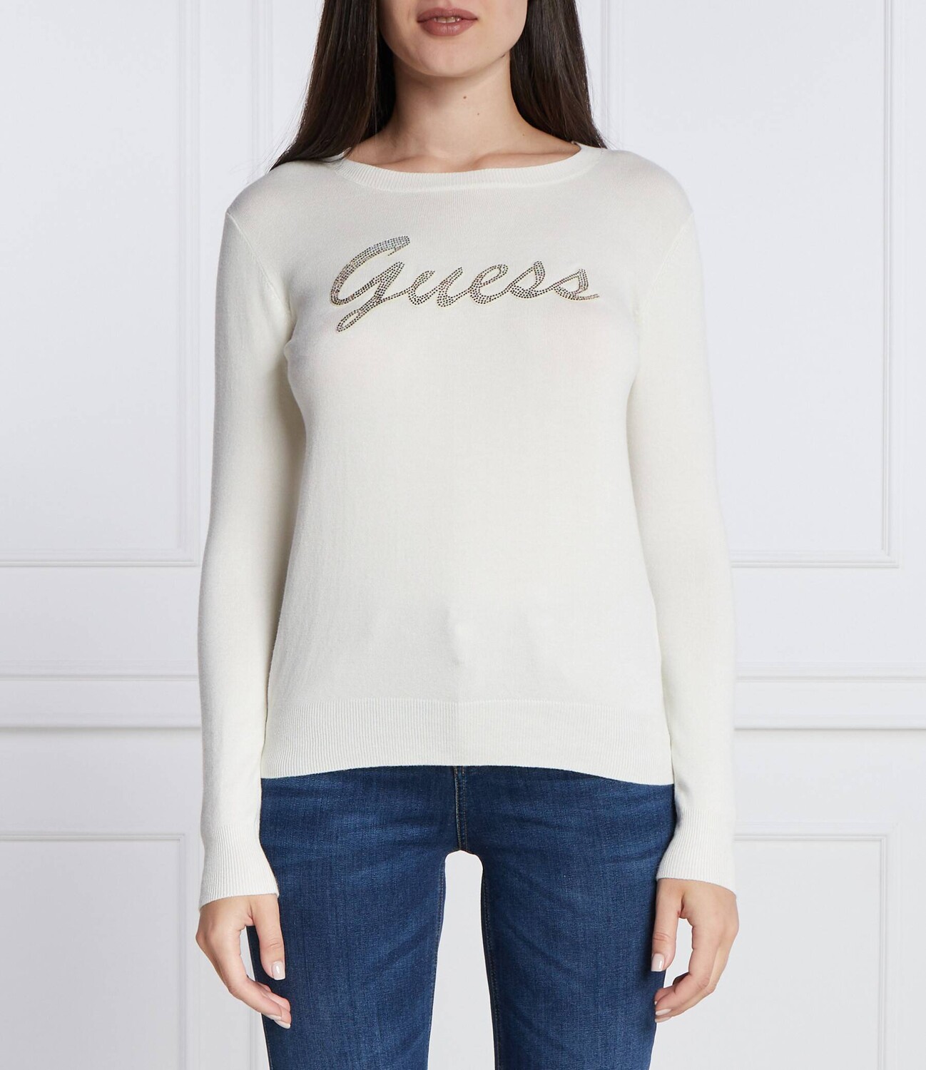 

Блуза GUESS Regular Fit, белый